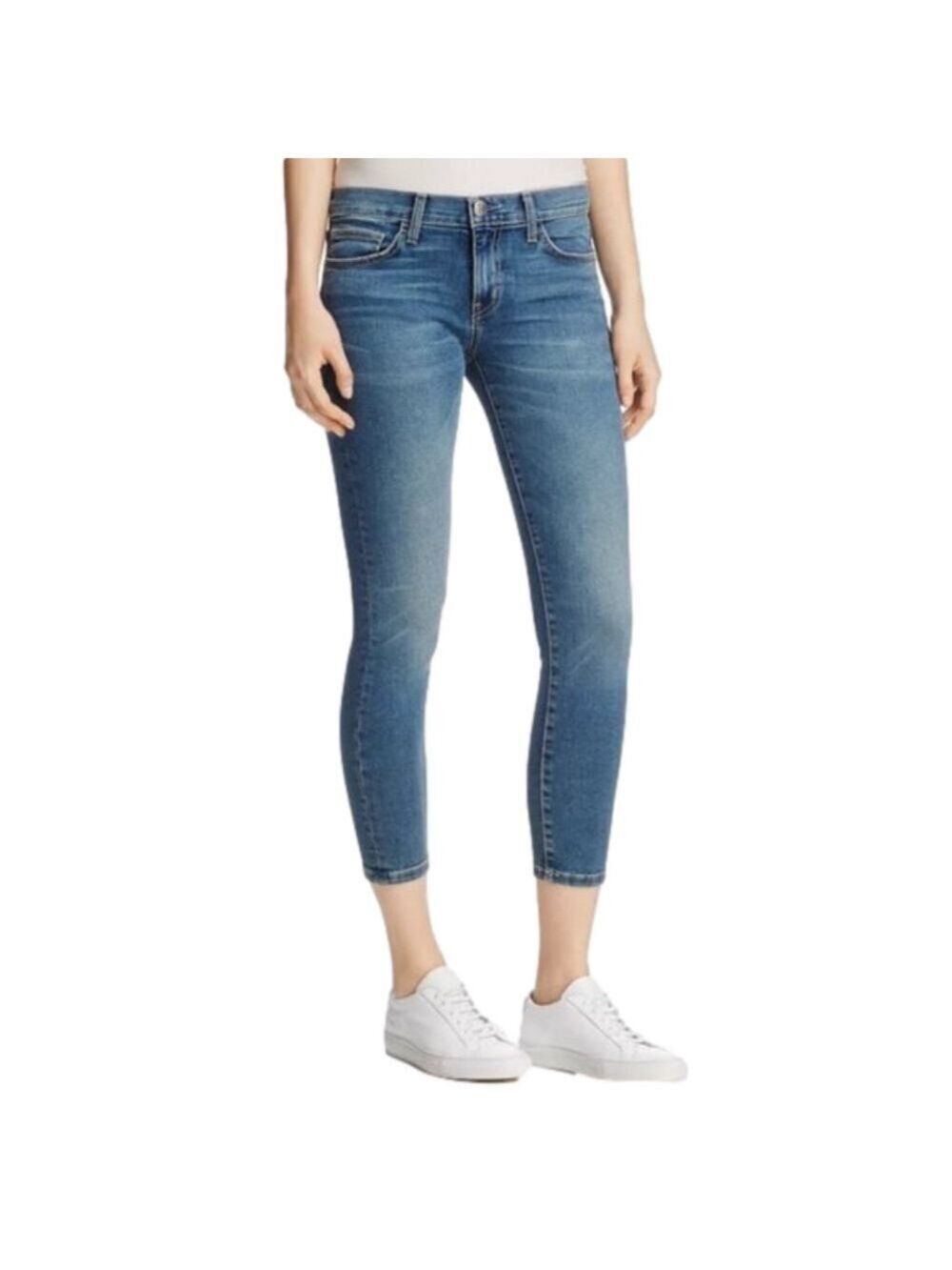 Current/Elliott The Stiletto Skinny Crop Jeans in Powell Size 25